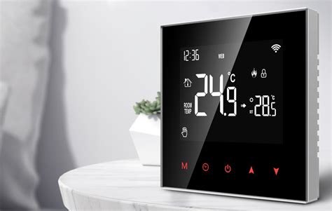 Ilustrácia moderného smart termostatu