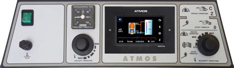 Ovládací panel elektronickej regulácie ATMOS ACD 03