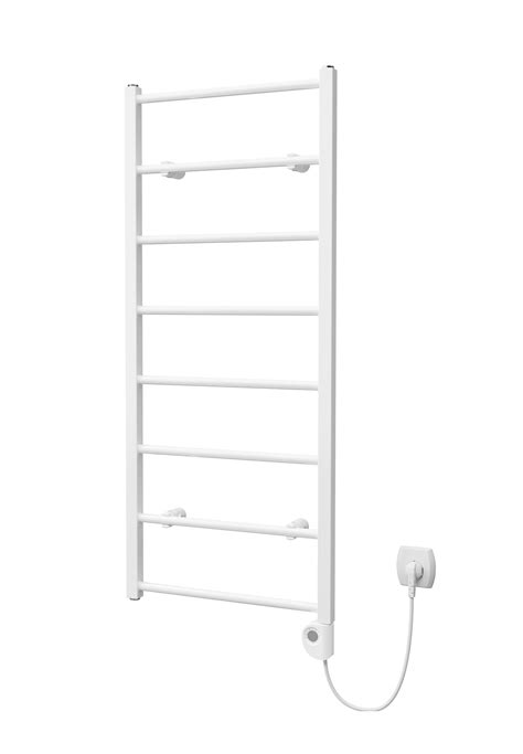 Elektrický kúpeľňový radiátor CLASIC v bielej matnej farbe