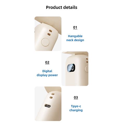 Ilustrácia rôznych typov ventilátorov: stolný, ručný, na krk.