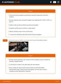 Náčrt znázorňujúci postup výmeny dvierok mrazničky