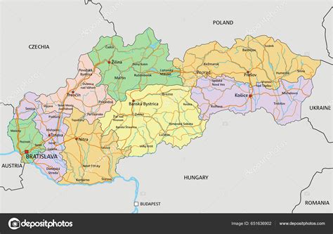 mapa Slovenska s vyznačenými regiónmi distribúcie kotlov Immergas