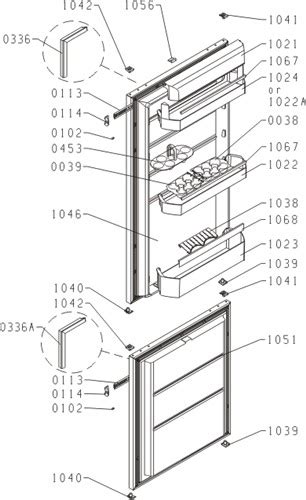 Ilustračná fotografia tesnenia dverí mrazničky