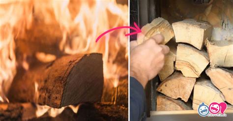 ilustrácia správneho spaľovania dreva v krbe