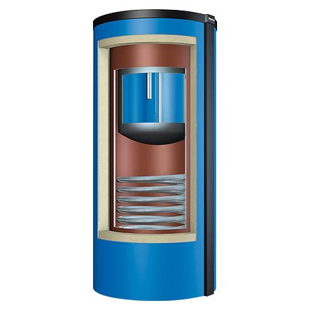 Detail vykurovacieho hada v zásobníkoch Buderus Logalux