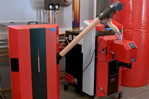 Detailné zobrazenie vnútorných komponentov kotla DPX, napr. žiarobetónových tvaroviek a turbulátorov