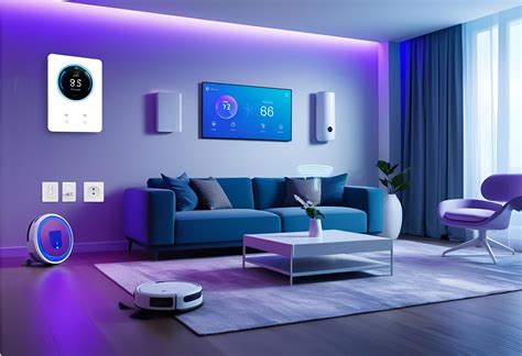 Ilustračná fotografia modernej obývačky s digitálnym termostatom na stene