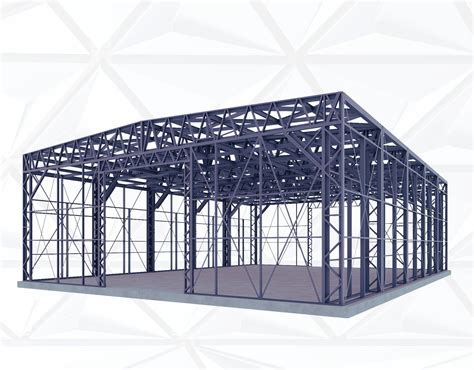 Schéma robustnej oceľovej konštrukcie kotla