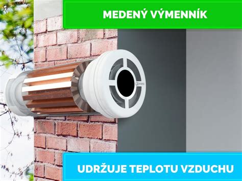 Lokálna rekuperačná jednotka Dalap ZEPHIR s čelným panelom a prieduchmi