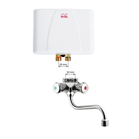 Inštalácia prietokového ohrievača pod umývadlom v kúpeľni