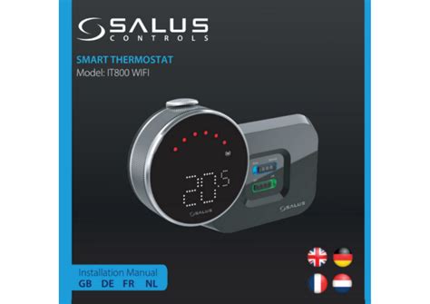Ilustrácia mobilnej aplikácie SALUS Premium Lite ovládajúcej termostat SALUS IT800