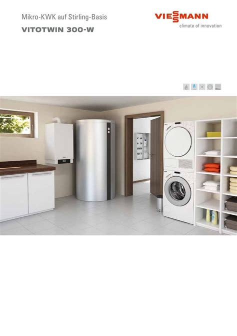 Schéma vykurovacieho systému Viessmann Vitotwin 350F so 175 litrovým podlahovým kotlom