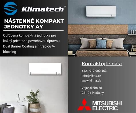 Schéma rôznych typov klimatizačných jednotiek (okenná, split, multisplit)