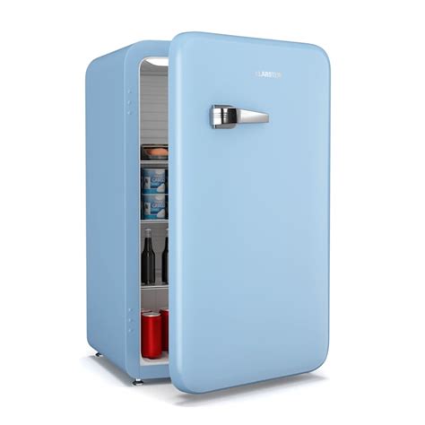 Modrá prenosná chladnička Bredeco.