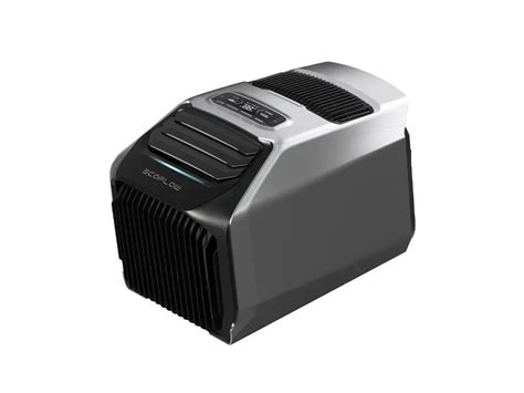 Prenosná klimatizácia umiestnená v okne karavanu.