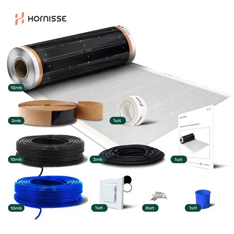 vizualizácia použitia plastových príchytiek na upevnenie vykurovacej fólie