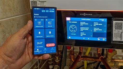Ukážka ovládania kotla cez mobilnú aplikáciu ViCare