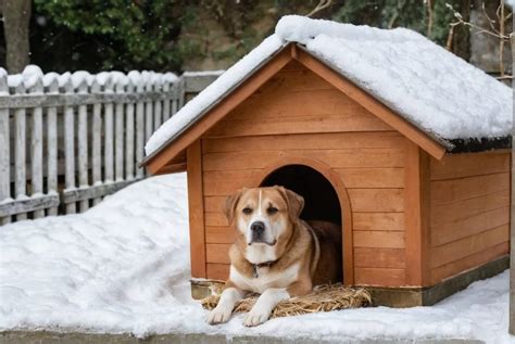 Ilustračná fotografia psa v zateplenej psej búde