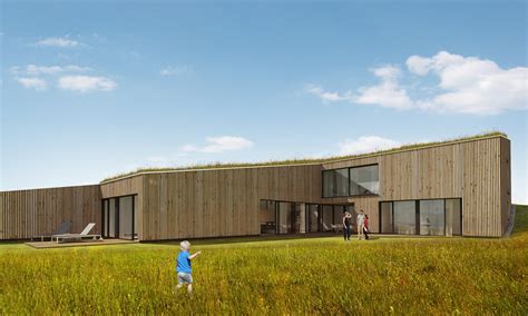 Vizualizácia pasívneho domu s dôrazom na orientáciu a jednoduchý tvar