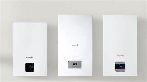 Infografika zobrazující různé modely kotlů Protherm a jejich hlavní charakteristiky
