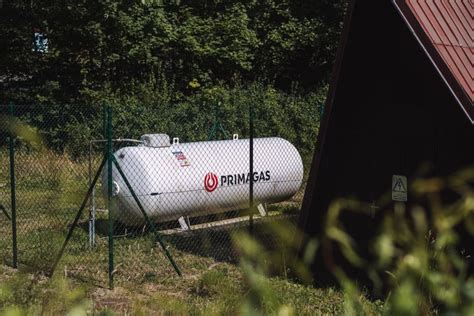 Ilustrácia LPG zásobníka na pozemku