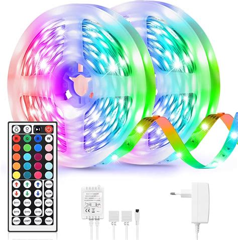 Infografika s ukážkou 7 farebných režimov LED osvetlenia zvlhčovača