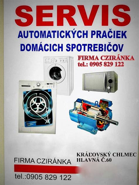 Schéma technického servisu domácich spotrebičov a diagnostiky chladiacich zariadení