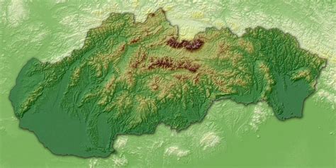 Mapa počasia Slovenska s teplotnými zónami a snehovými zrážkami