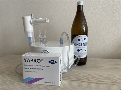 Koláž fotografií produktov: fľaša Vincentky, balenie Yabro, balenie Ambrobene roztoku.