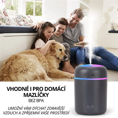 Technická schéma: zvlhčovač vzduchu s mechanizmom pre difúziu vône