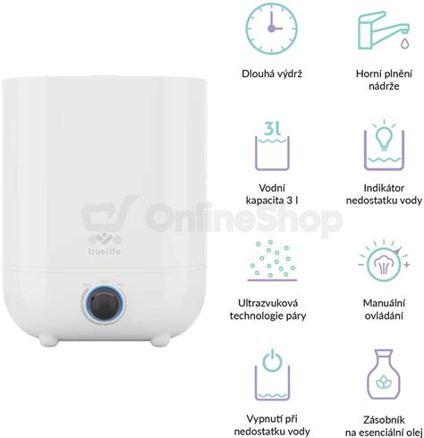Zvlhčovač vzduchu TrueLife AIR Humidifier H3