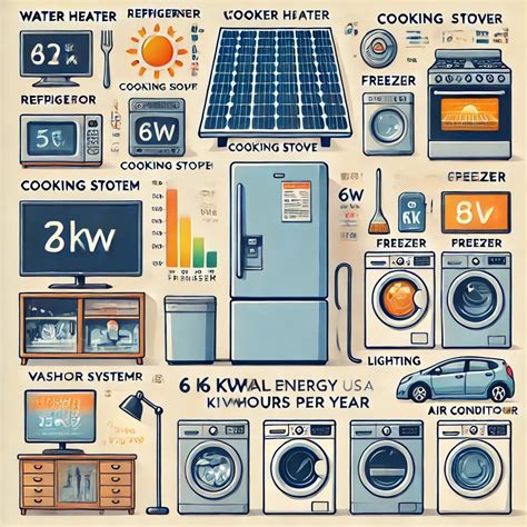 Infografika porovnávajúca ročnú spotrebu rôznych domácich spotrebičov.