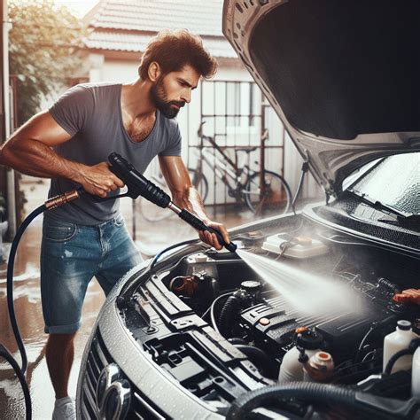 Motorový priestor vozidla s vyznačenou polohou kompresora klimatizácie