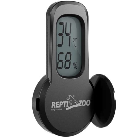 Hygrometer a teplomer v teráriu