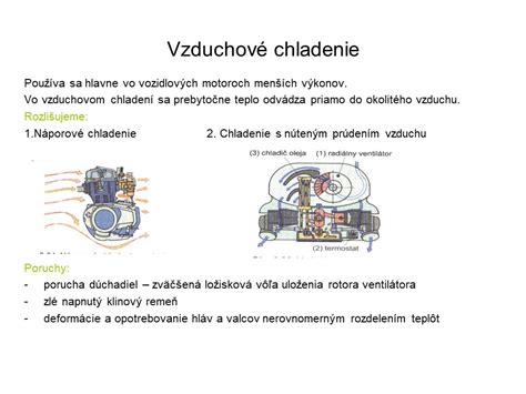 Tematické foto malotraktora s otvoreným priestorom motora ukazujúce vzduchové chladenie