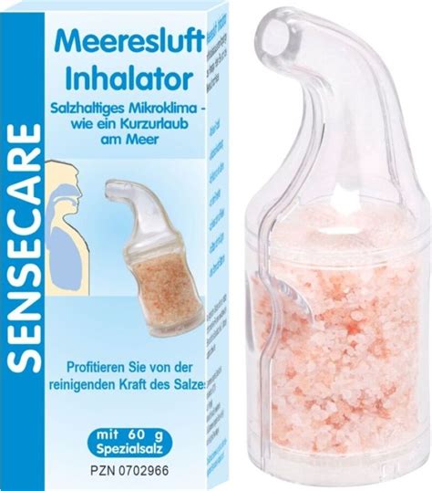 Zariadenie simulujúce morský vzduch s priloženým balením prírodnej morskej soli.