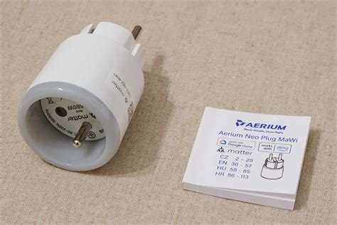 Detail smart zásuvky Aerium Neo Plug MaWi a jej ovládacieho rozhrania v aplikácii