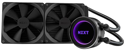Detail čerpadla a bloku NZXT Kraken X62 s RGB osvetlením