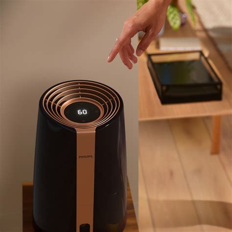 Fotografia zvlhčovača Philips 3000 Series HU3918/10 v modernom interiéri
