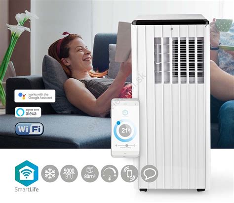 Infografika zobrazujúca moderné funkcie klimatizácie: Wi-Fi ovládanie, nočný režim, časovač a 3v1 systém