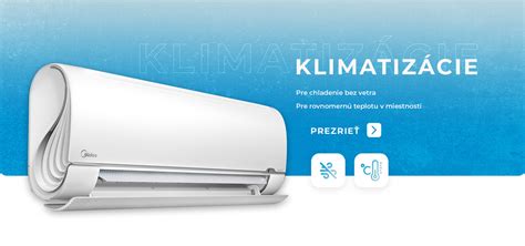 Ilustračná fotografia modernej klimatizačnej jednotky Midea