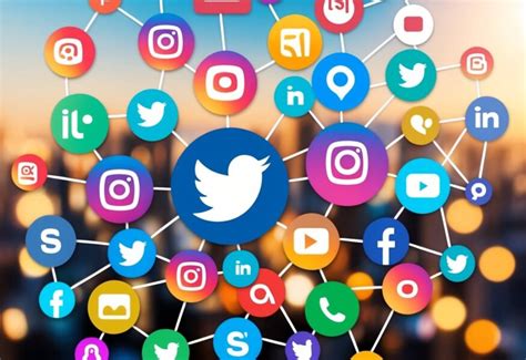 Koláž zobrazujúca rôzne digitálne zariadenia a sociálne siete.
