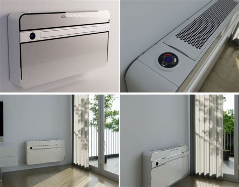 Vizualizácia rozloženia vnútorných a vonkajšej jednotky klimatizácie v rodinnom dome