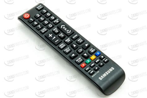 Detail diaľkového ovládača Samsung Standard klimatizácie s popiskami tlačidiel