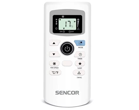 Diaľkový ovládač a ovládací panel Sencor SAC MT12