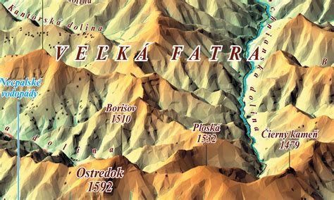 Mapa Slovenska s vyznačenou oblasťou Galanty a okolia