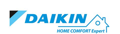 Logo značky Daikin a certifikát Home C°mfort Expert