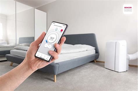 Schéma mobilnej klimatizácie znázorňujúca proces chladenia a vývod horúceho vzduchu