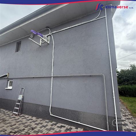 vizualizácia multisplit systému s jednou vonkajšou a dvoma vnútornými jednotkami