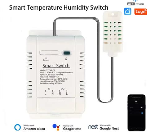 Schéma inteligentného senzora pre reguláciu teploty a vlhkosti v klimatizačnom systéme.